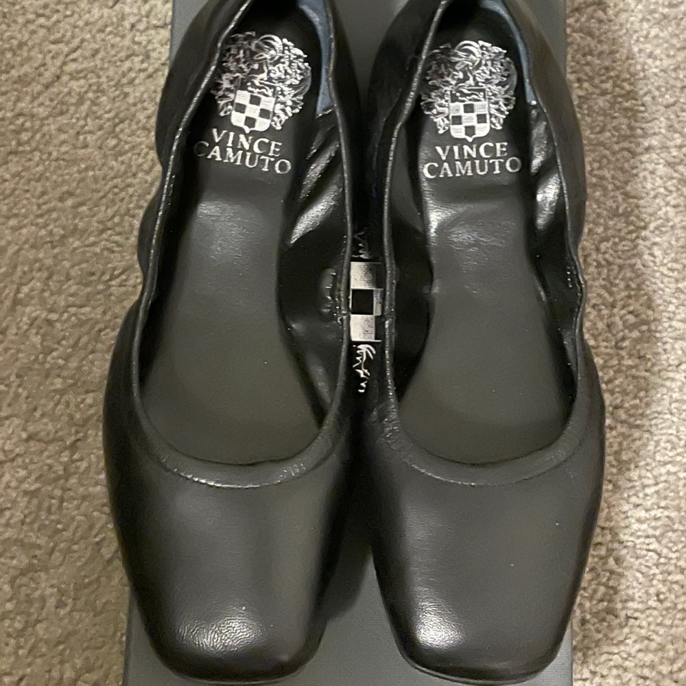 Vince Camuto Square Toe Ballet Flat
